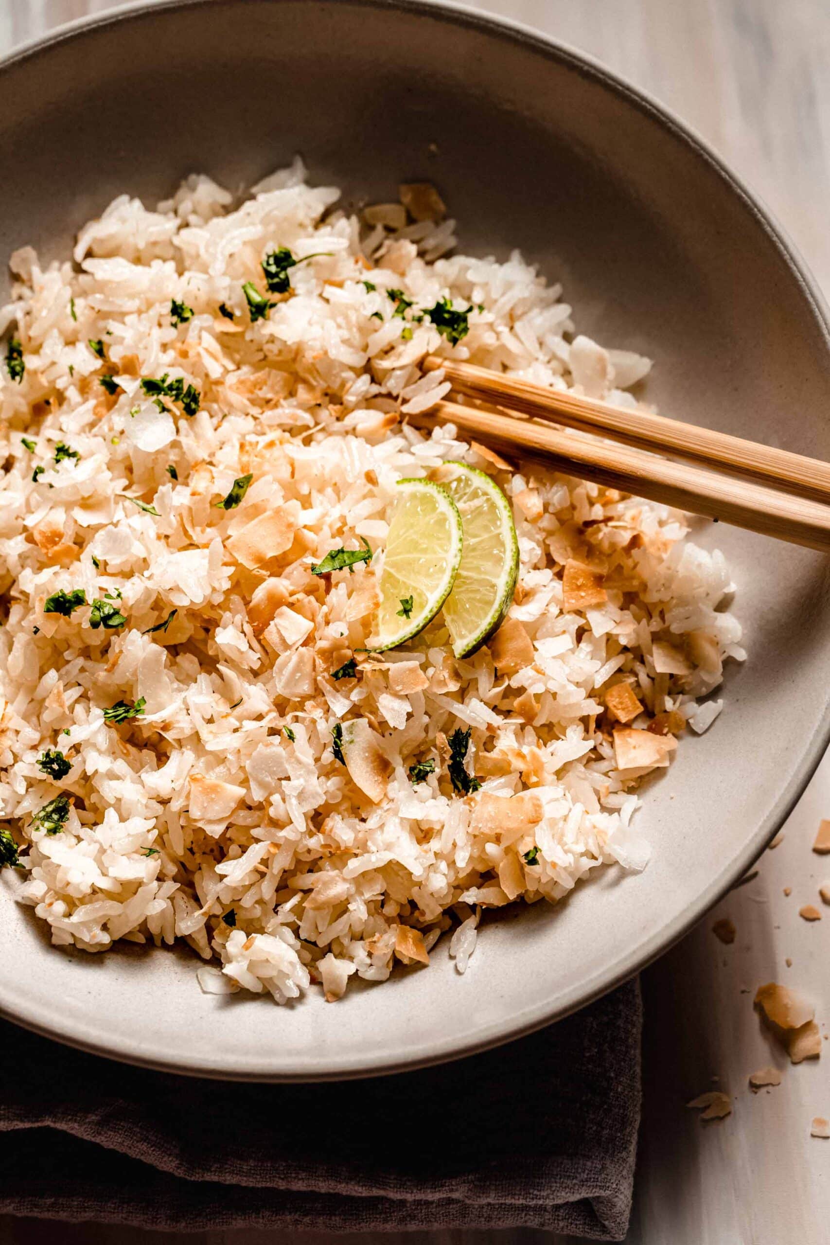 The BEST Coconut Lime Rice (Quick + Easy Recipe) Platings + Pairings