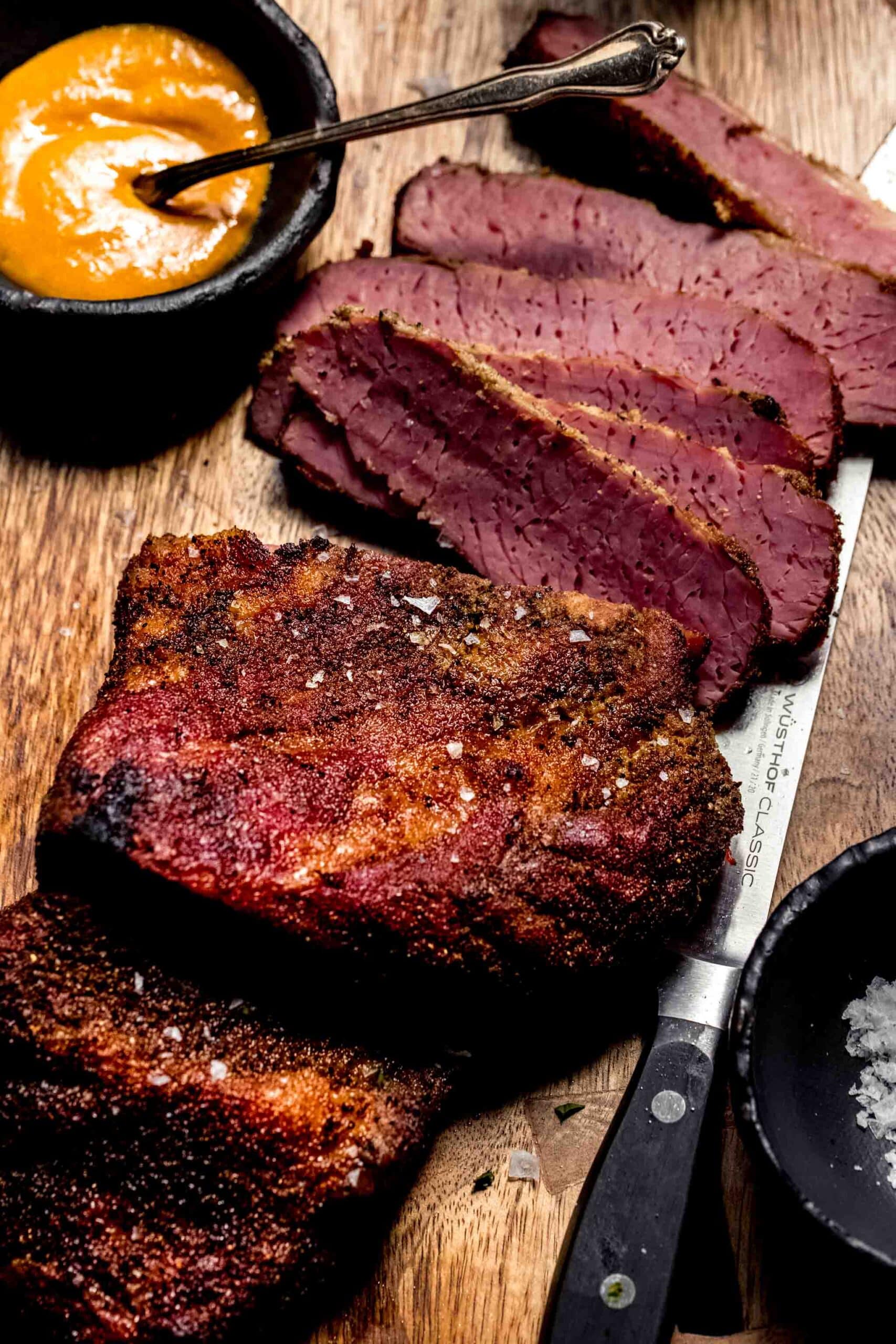 Smoked Corned Beef Brisket (Traeger or Pellet Grill Recipe)