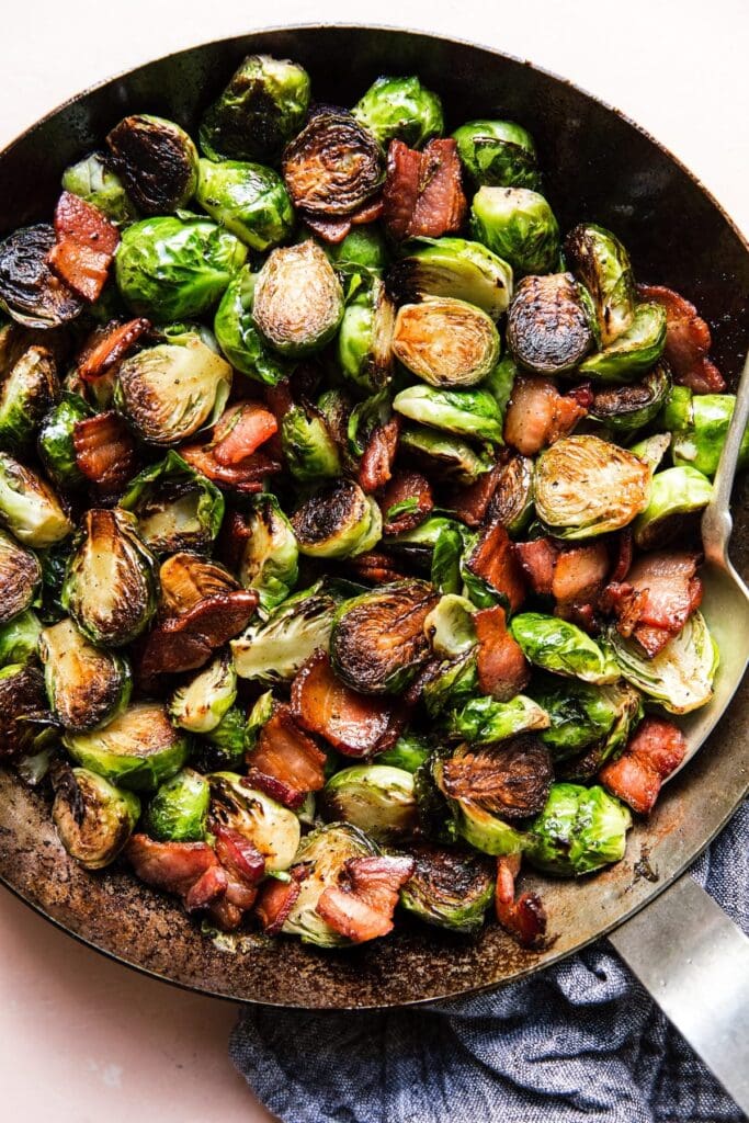 Maple bacon brussel sprouts.