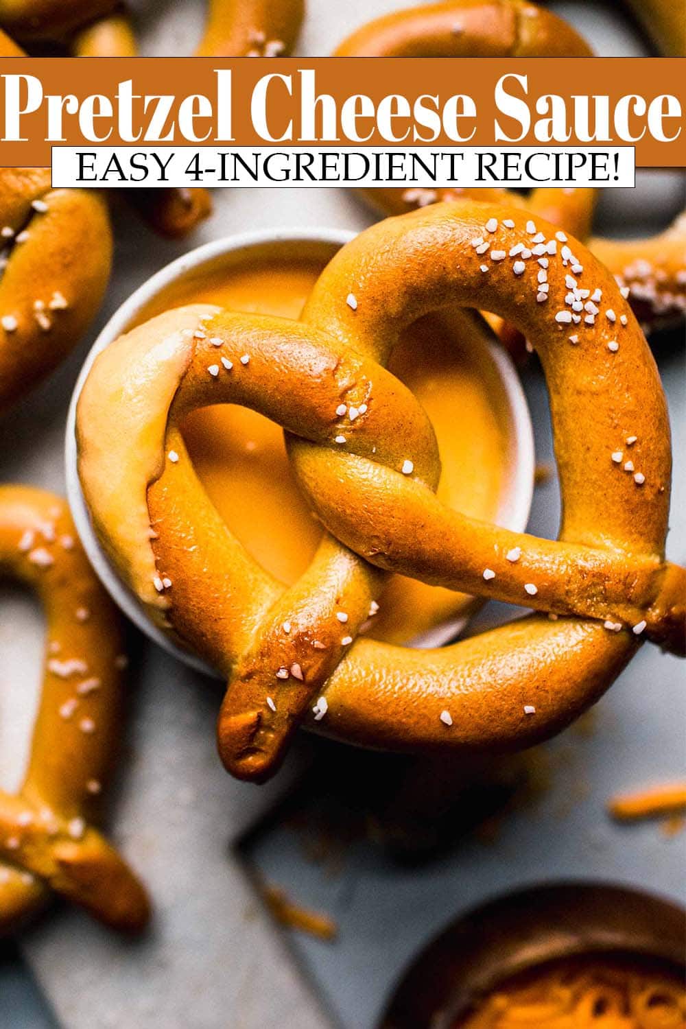 Pretzel Cheese Dip (4Ingredient Easy Recipe!!!)
