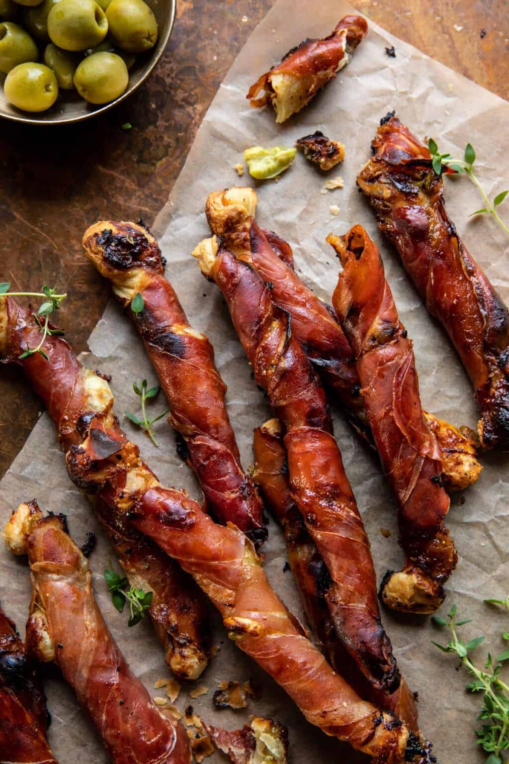 Crisp Prosciutto Recipe Appetizer Design Illustration Crisp Prosciutto Recipe Appetizer Design Illustration