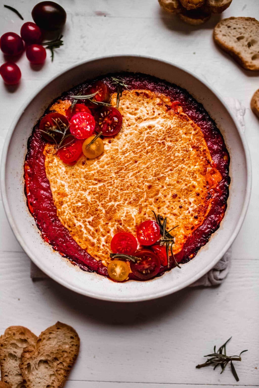 Baked Goat Cheese Appetizer (Easy 3Ingredient Recipe)