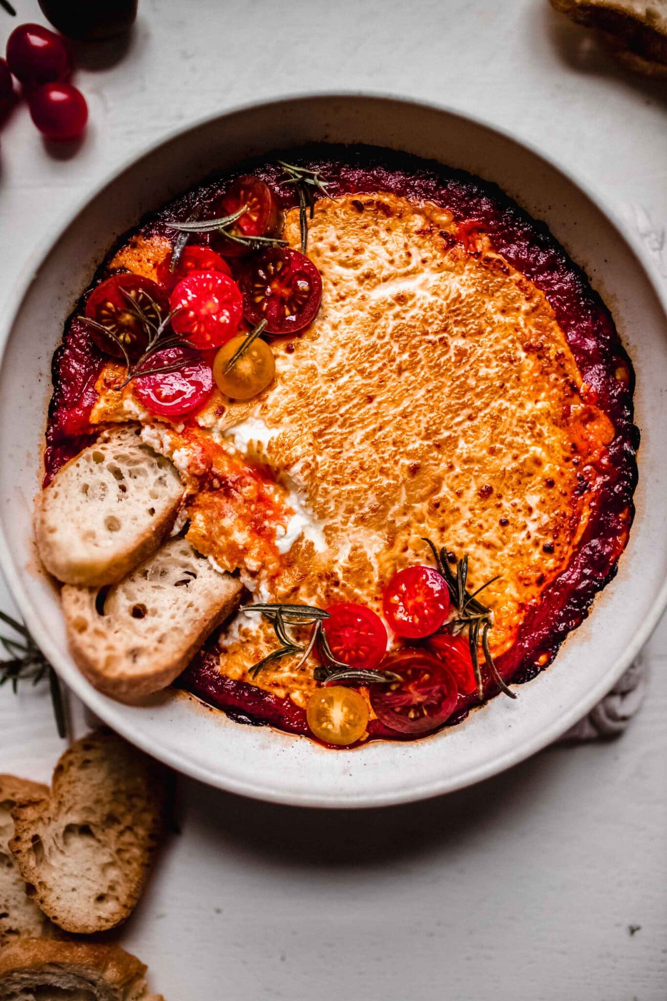 Baked Goat Cheese Appetizer (Easy 3Ingredient Recipe)