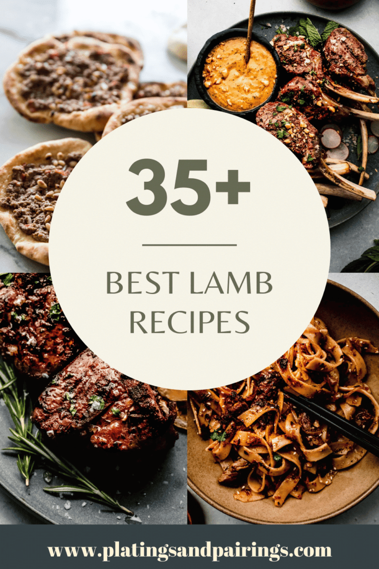 35+ BEST Lamb Recipes Platings + Pairings