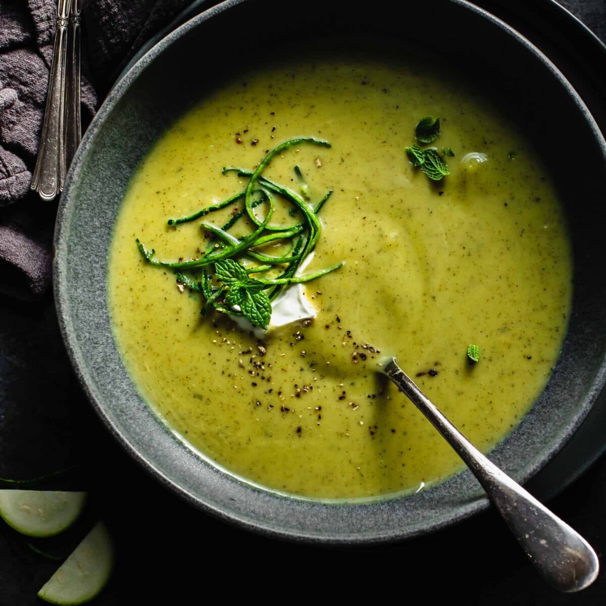The BEST Cream of Zucchini Soup Recipe (So Easy!)