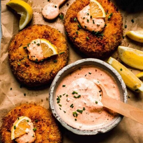 Easy Crab Cake Sauce Recipe (Simple Ingredients) Platings + Pairings