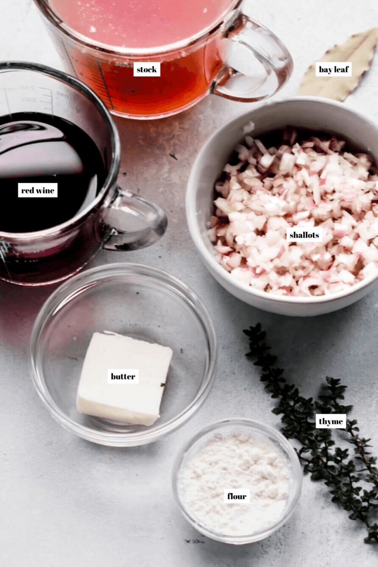Red Wine Reduction Sauce (for Steak, Lamb & More!)