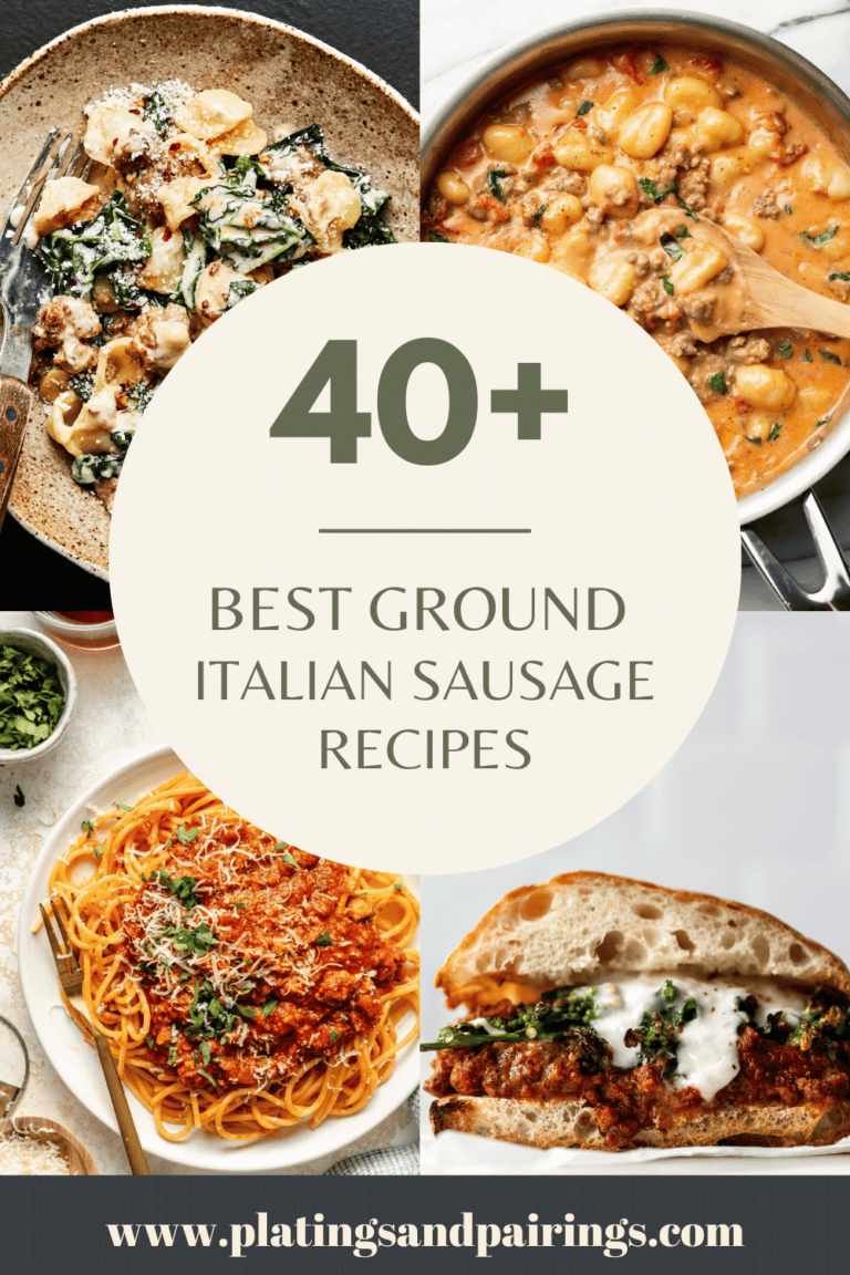 40+ BEST Ground Italian Sausage Recipes