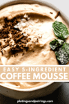Coffee mousse pinterest image.