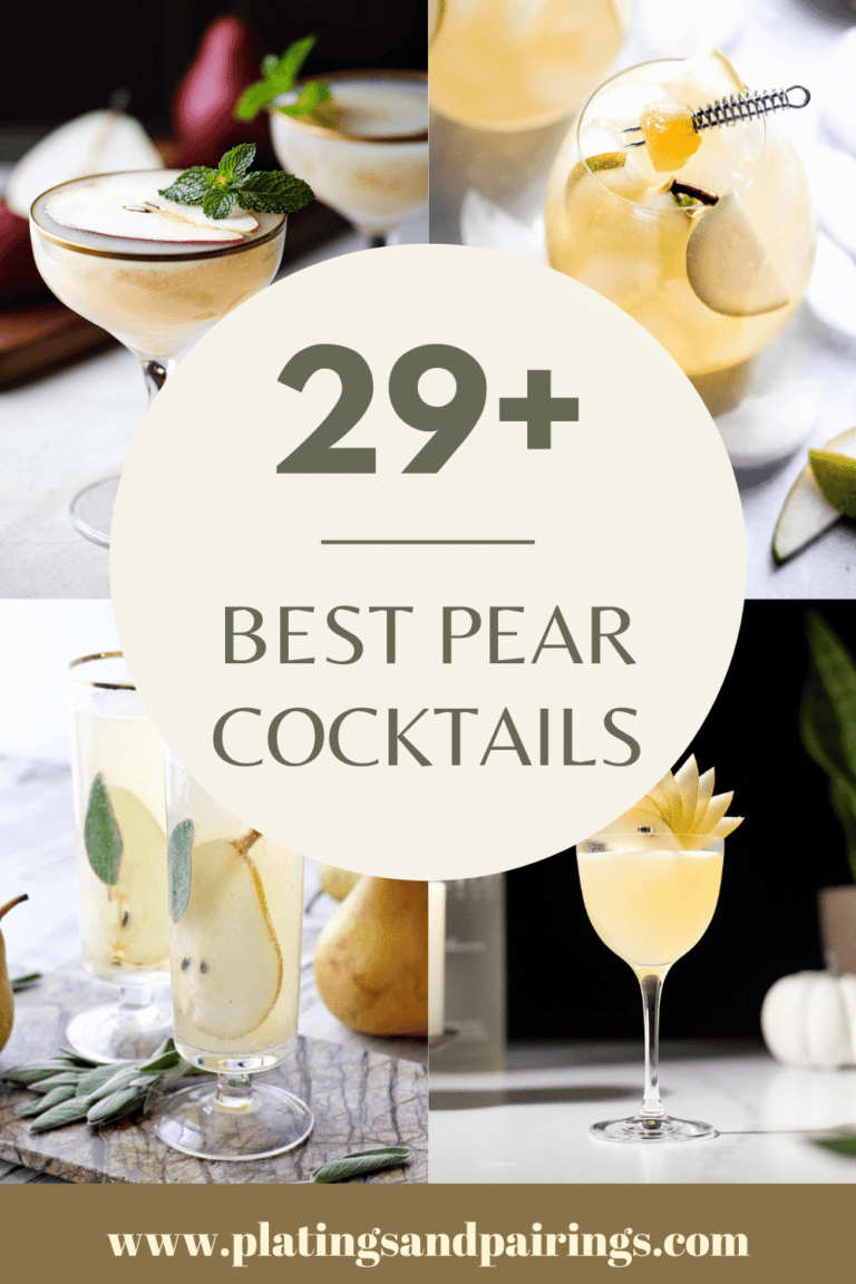 29+ BEST Pear Cocktails Easy Recipes to Try!
