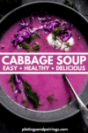 Cabbage soup pinterest image.