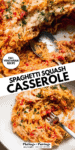 Spaghetti squash casserole pinterest image.