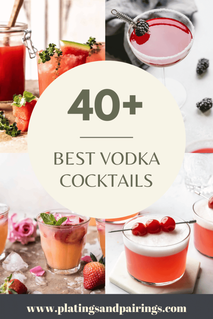 40+ BEST Vodka Cocktails (with Easy Recipes!!!) Platings + Pairings