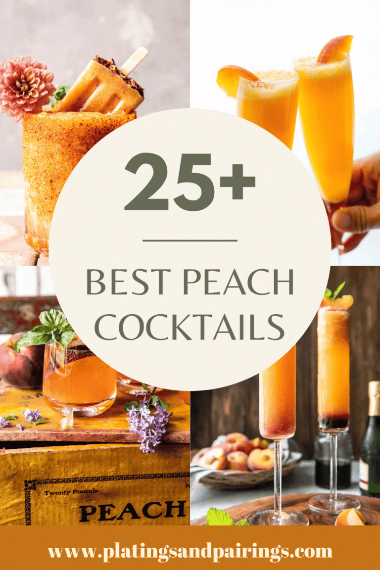 25+ BEST Peach Cocktails (with Easy Recipes!)