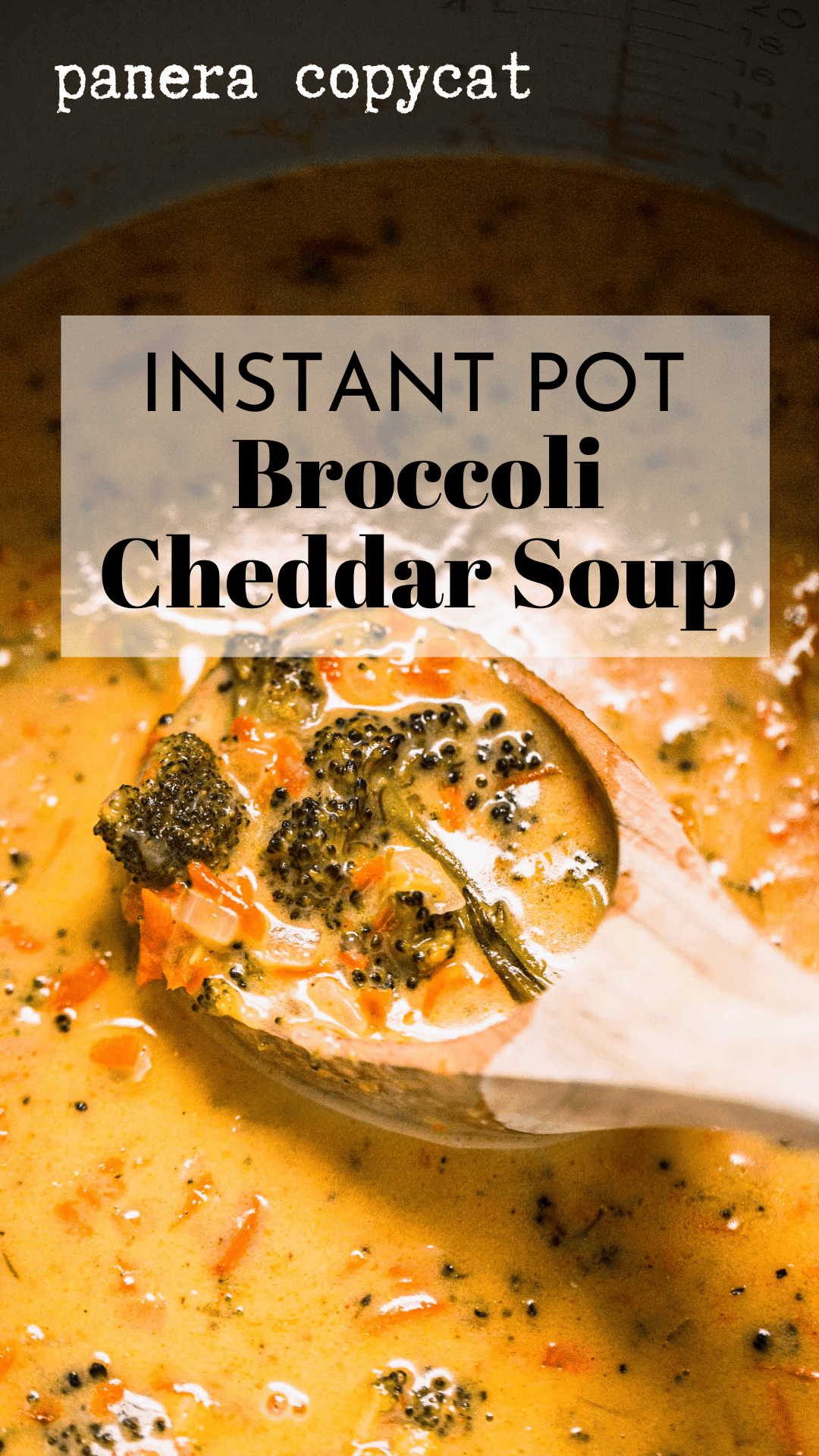 The BEST Instant Pot Broccoli Cheddar Soup Recipe