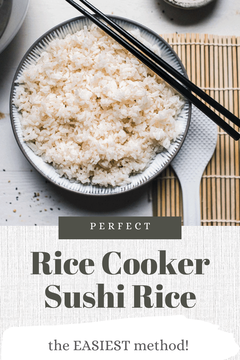 How to make sushi rice in a rice cooker - Belly Rumbles