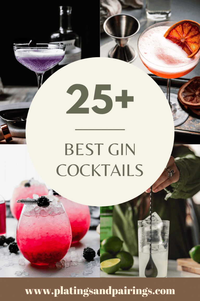 25+ BEST Gin Cocktails Drinks to Make with Gin