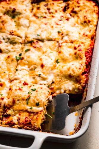 Lasagna with Bechamel (Classic Italian Recipe)