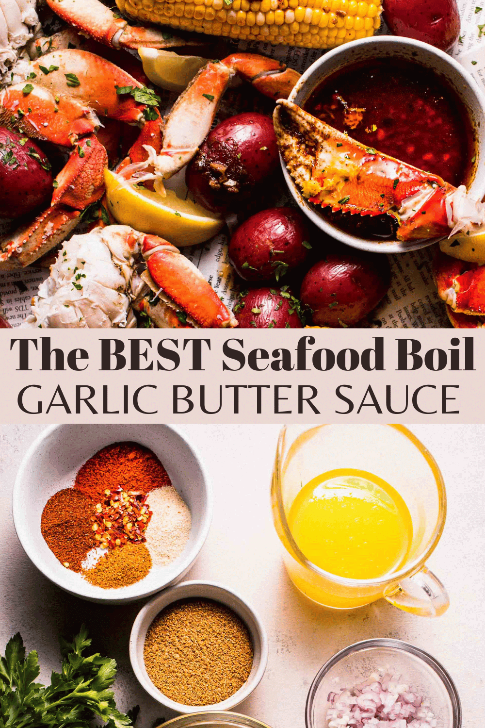 The BEST Seafood Boil Sauce (Garlic Butter Sauce)