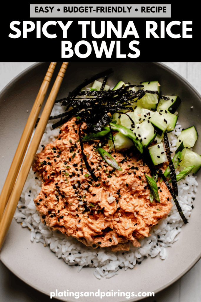 Spicy Tuna Rice Bowl (Easy 5-Minute Recipe)