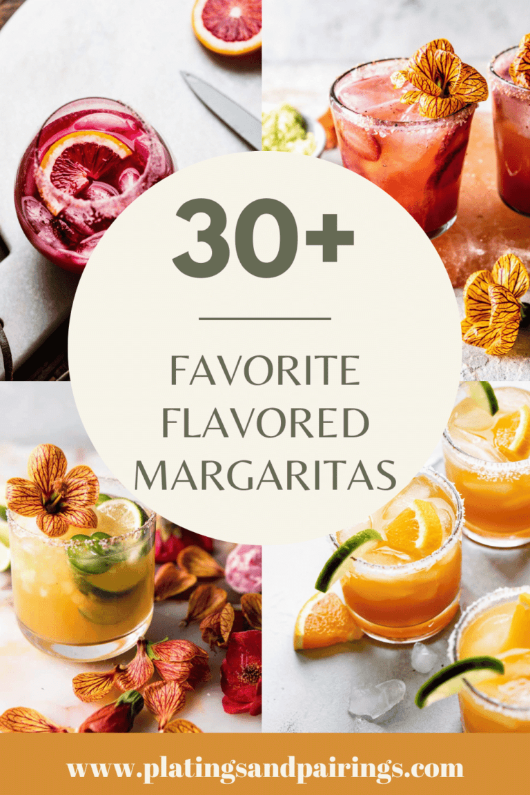 30+ Flavored Margaritas (with Easy Recipes!!) Platings + Pairings