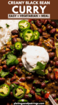 20-Minute Black Bean Curry RECIPE