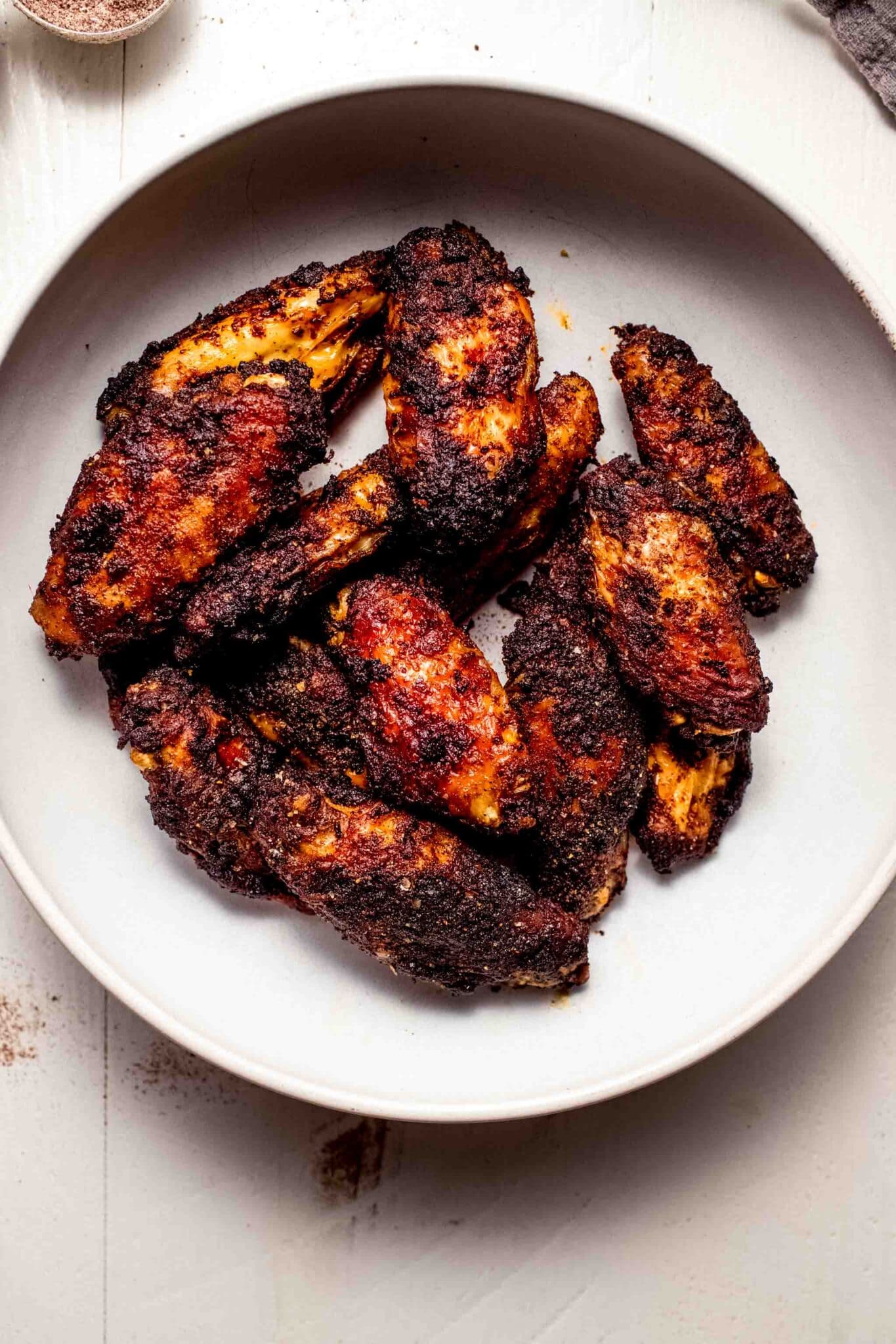 Smoked Chicken Wing Rub Platings + Pairings