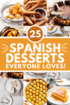 Collage of easy spanish dessert recipes with text overlay.