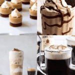 Collage of Baileys cocktails.