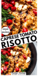 Tomato and mozzarella risotto pin.