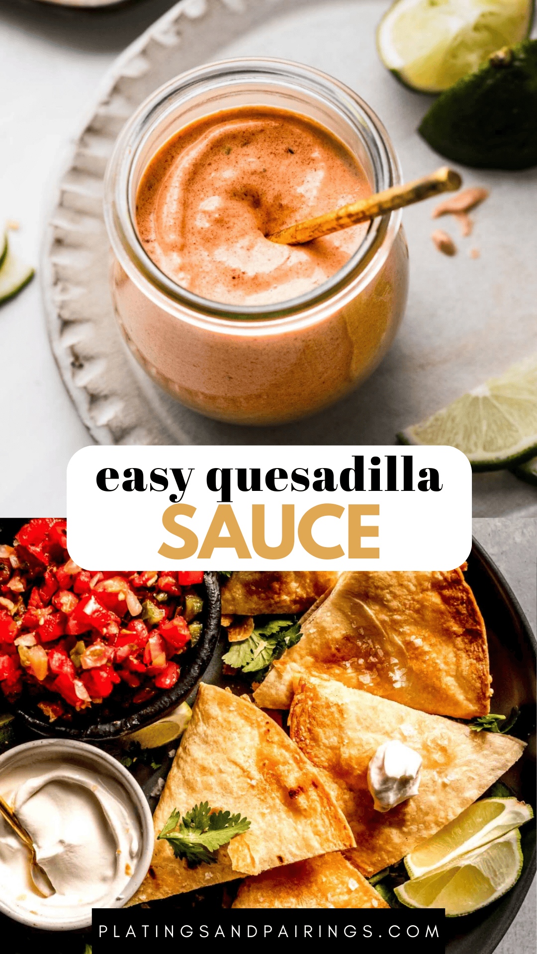 Quesadilla Sauce Recipe (5-Minutes!)