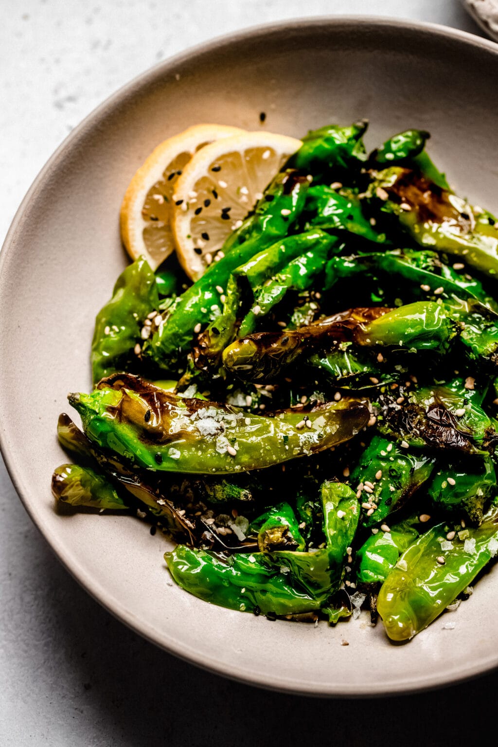 Air Fryer Shishito Peppers (Quick & Easy)