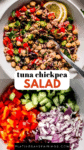 CHICKPEA TUNA SALAD PINTEREST IMAGE.