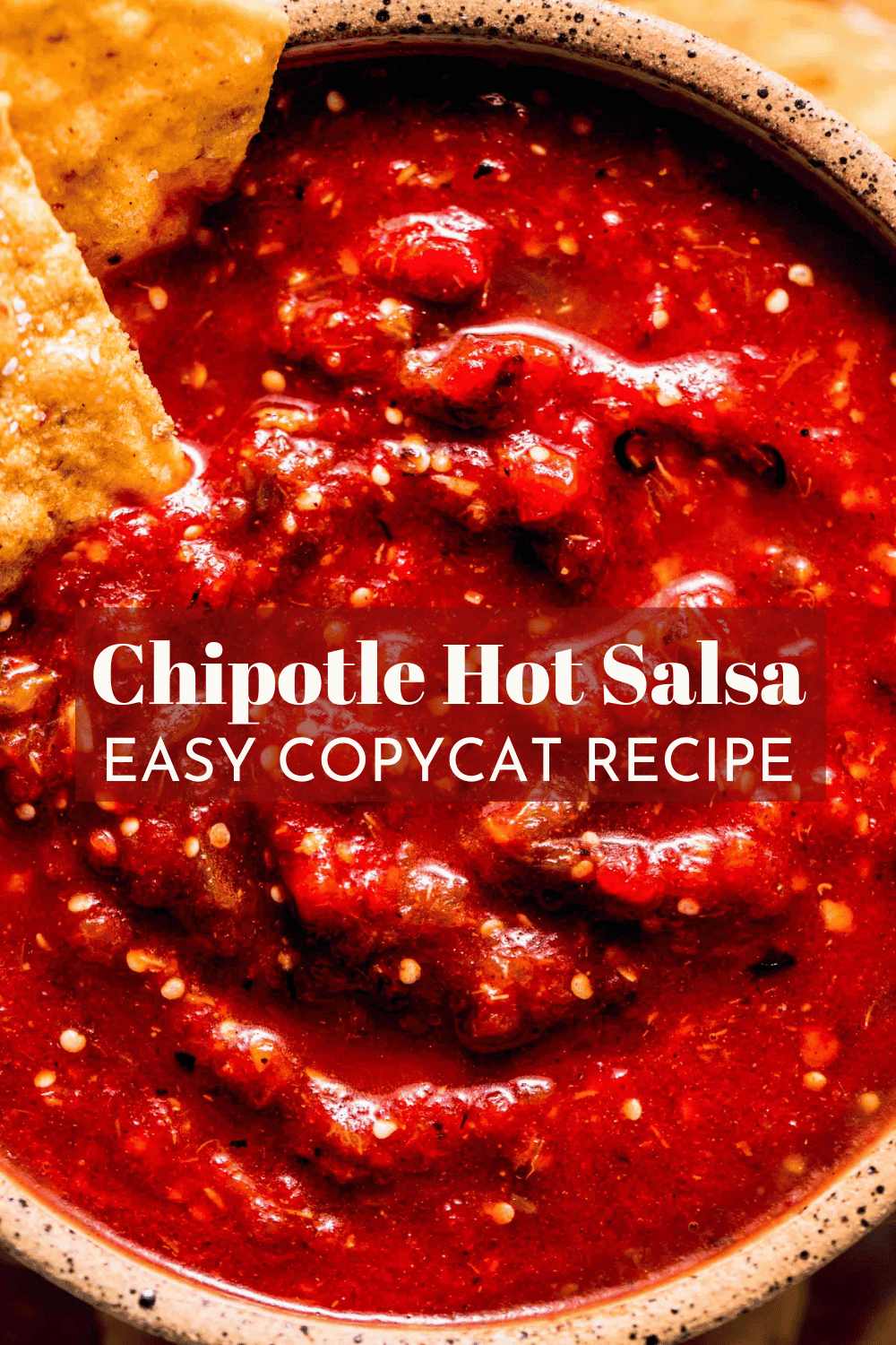Chipotle Hot Salsa (Easy Copycat Recipe!) Platings + Pairings