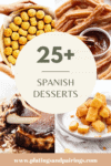 Collage of spanish desserts with text overlay.