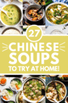 Collage of Chinese soups with text overlay.