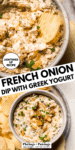 French Onion Dip with Greek Yogurt