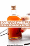 Sous vide vanilla extract pinterest image.