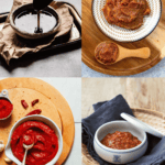 Collage of Korean BBQ sauces.