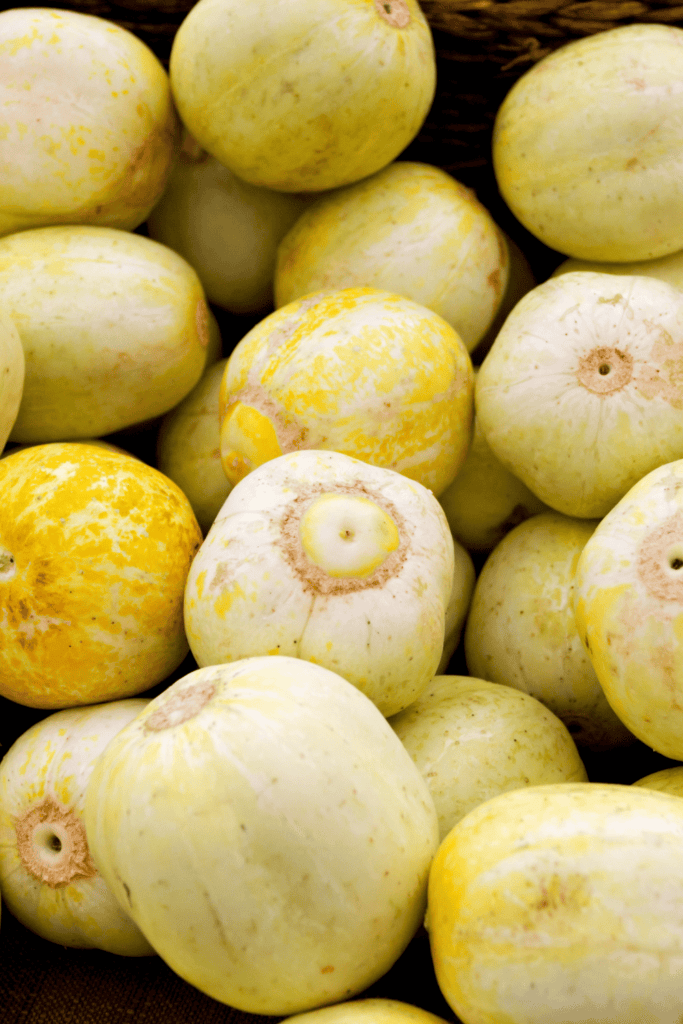 Lemon cucumbers.