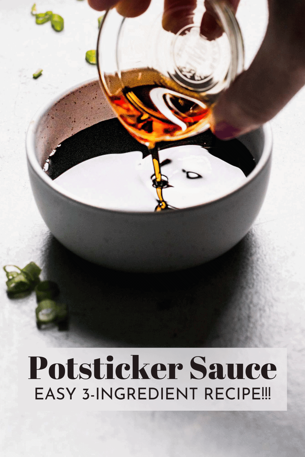 Potsticker Sauce (Simple 3Ingredient Recipe!!!)