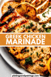 Greek chicken marinade pin.