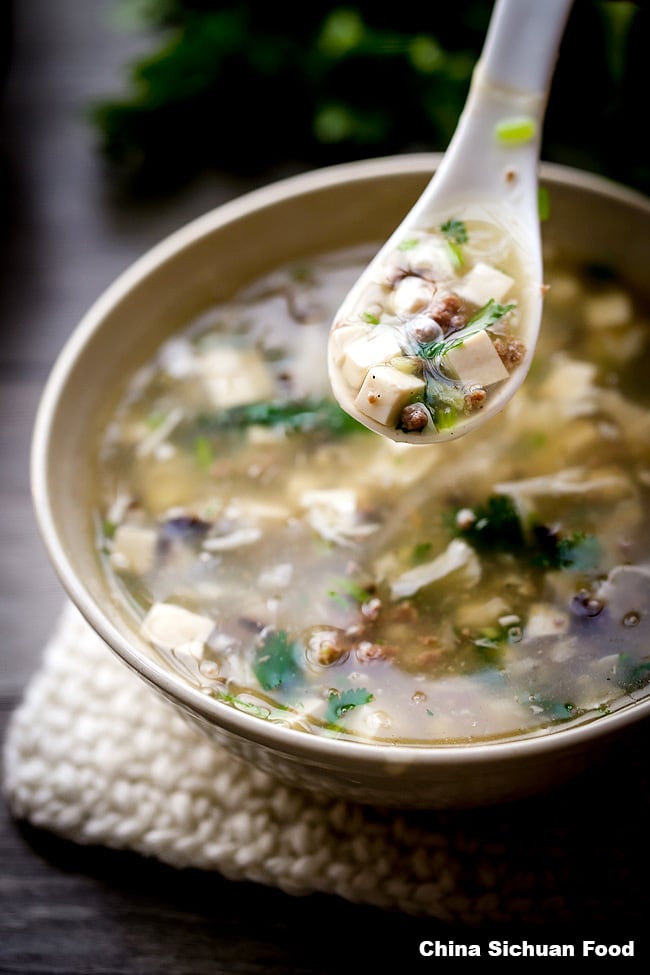 Corn Egg Drop Soup (Chinese Corn Soup) - China Sichuan Food