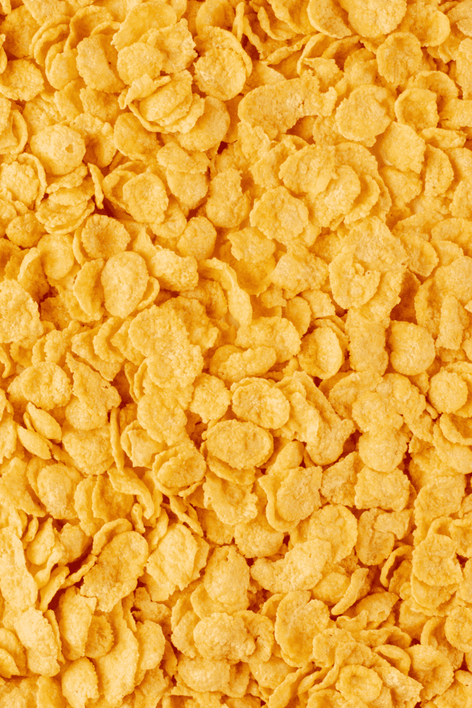 Pile of cornflakes.