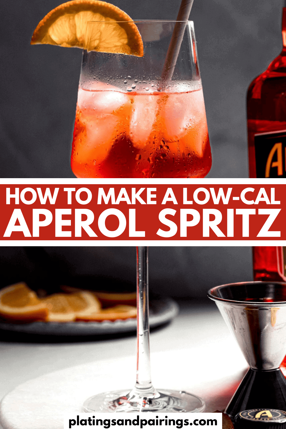 Aperol Spritz Cocktail Recipe (Low in Calories!)