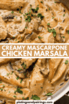 Chicken mascarpone pinterest image.
