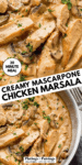 Chicken mascarpone pinterest image.