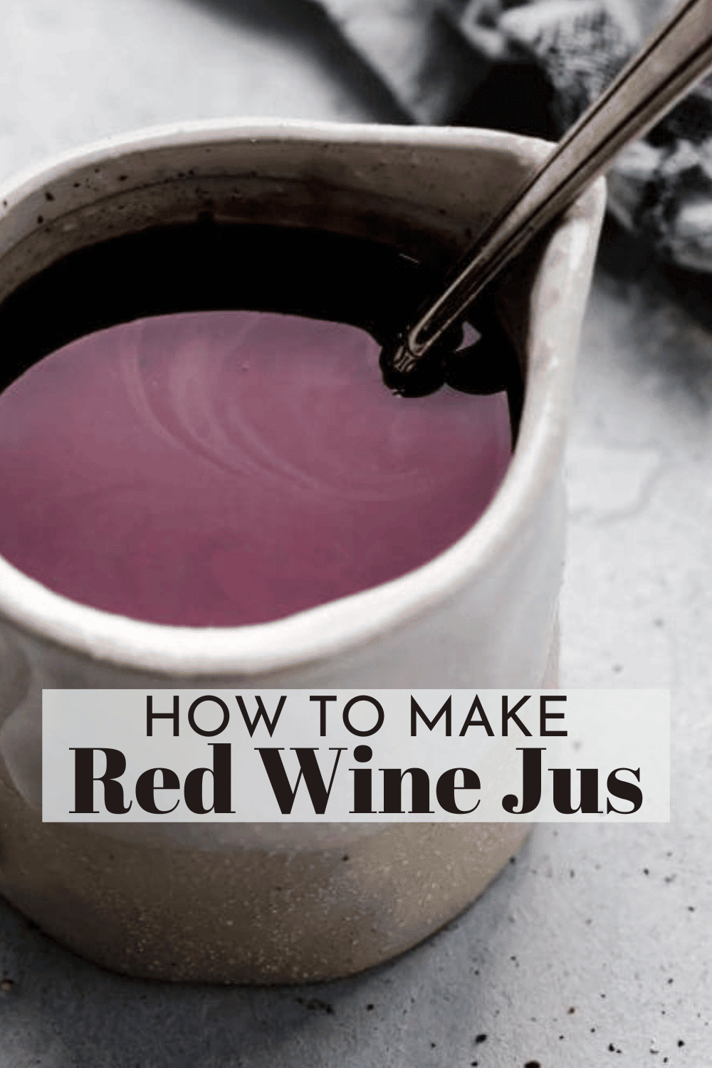 Red Wine Jus (for Pork Beef, Chicken & Lamb) Platings + Pairings