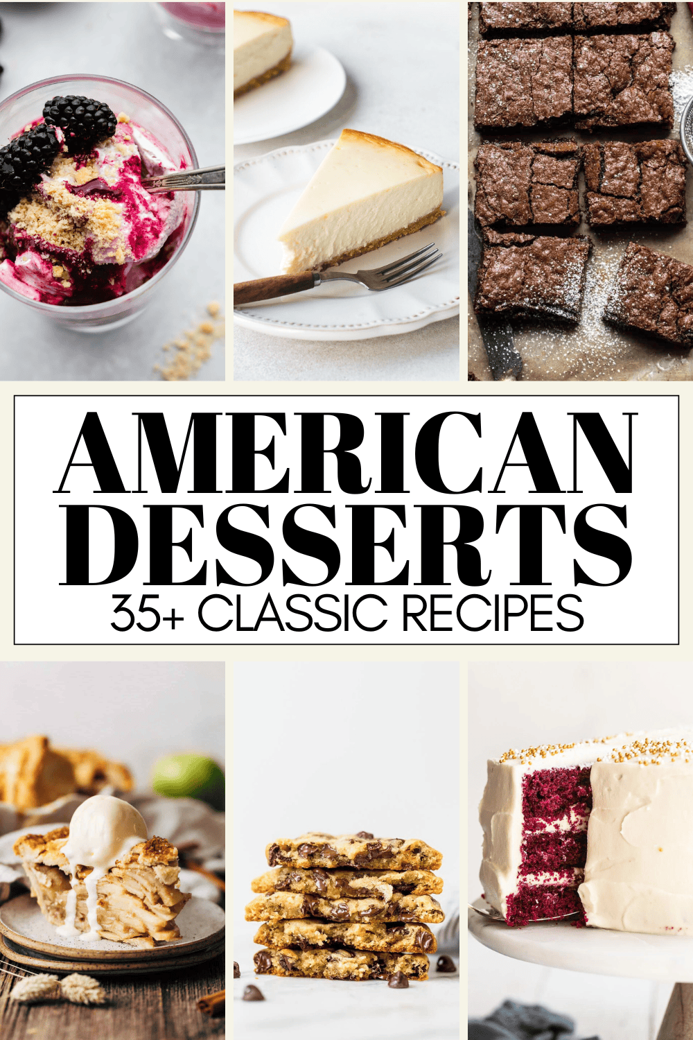 35+ Classic American Desserts (Pies, Cakes & More)