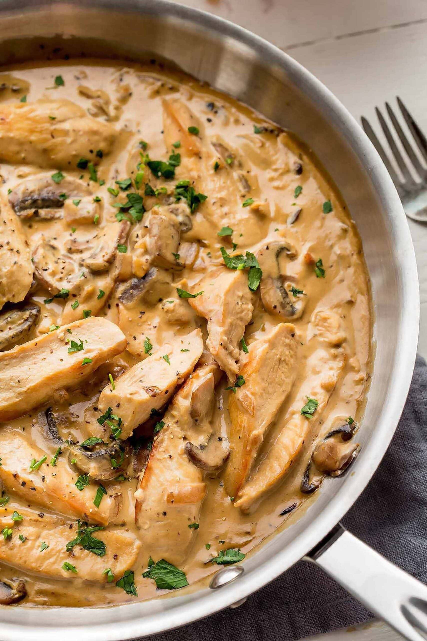 Saucy Instant Pot Chicken Marsala - Crunchy Creamy Sweet